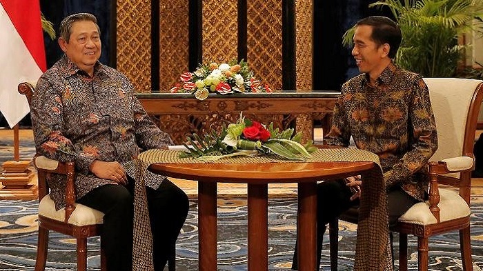 Pertemuan SBY dan Jokowi di Istana Negara (foto: ist)