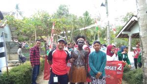 Solidaritas Masyarakat Hargomulyo di HUT RI ke-74