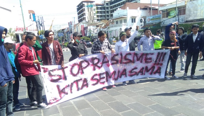 Bem se-DIY dan FAM-J Tolak Rasisme (foto: dok.pilihanrakyat)