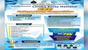 Lomba Menulis Esai Nasional 2019 di IAIN Purwokerto