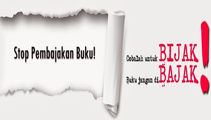 Stop Bajak Buku (foto: ist)
