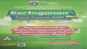 Woro-Woro!! Keringanan Pajak Daerah 2019