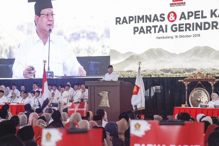 Sikap Politik Gerindra Akan di Tentukan Pada Rapimnas, Ini Faktanya, (Foto: Kompas.com)