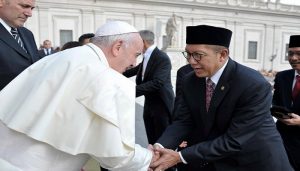 Pertemuan Menag RI Dengan Sri Paus Fransiscus