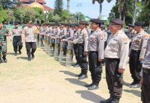 Polres Bondowoso Perketan Keamanan Jelang Pelantikan Presiden (foto: ist)