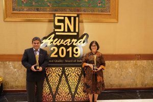 Kementan Raih Dua penghargaan Perak SNI Award 2019