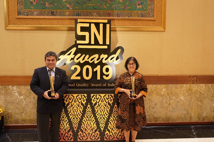 Kementan Raih Dua penghargaan Perak SNI Award 2019, (foto: istimewa)