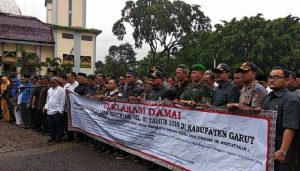 Jelang Pilkades Garut, Ratusan Calon Kepala Desa Lakukan Deklarasi Damai