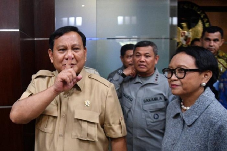 China Menerobos Bantas RI, Prabowo; Itu Jalan Damai Versi Pertahanan RI, (Foto: Istimewa)