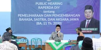 Jam Pelajaran Bahasa Jawa Harus Ditambah DPRD DIY Kebut Pembahasan Raperda, (foto: Istimewa)