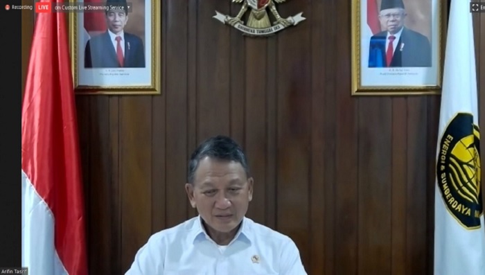 Menteri ESDM Membuka Acara 100 Tahun Gunung Api (foto: Menteri ESDM)