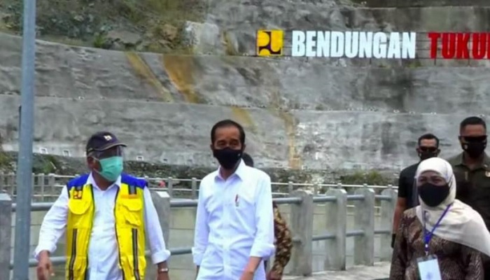 Bendungan Di Pacitan Diresmikan Oleh Jokowi (foto: inews.id)