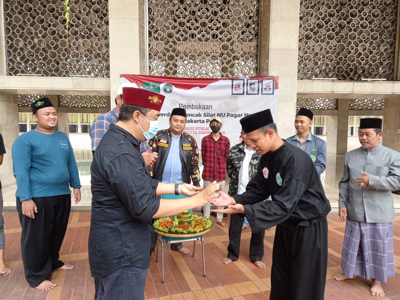 PCNU Jakarta Pusat Bentuk Pencak Silat NU Pagar Nusa di Masjid Istiqlal