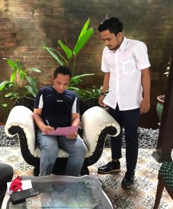 TAGANA PB PMII Bangun Rumah Ibadah dan Huntara di Lokasi Semeru