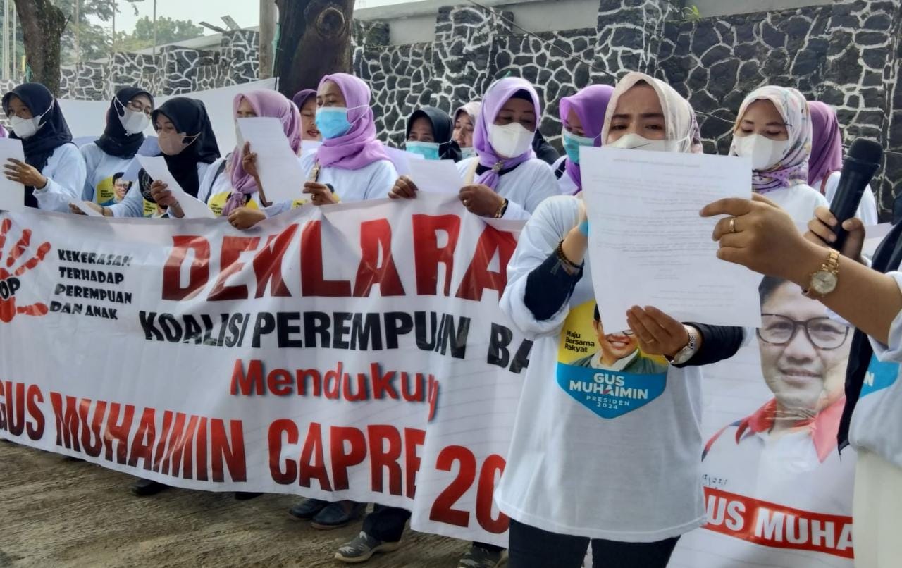 Demam Cak Imin, Koalisi Perempuan Banten Deklarasi Capres 2024