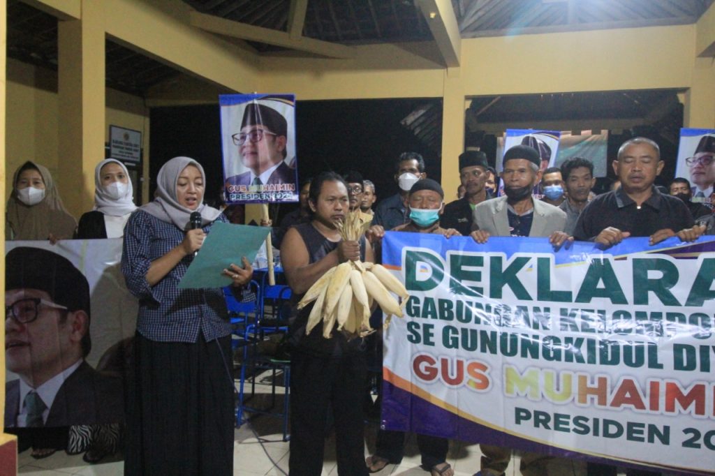 Gapoktan Polowijo se-Gunungkidul Dukung Muhaimin Iskandar Maju Capres 2024 Mendatang