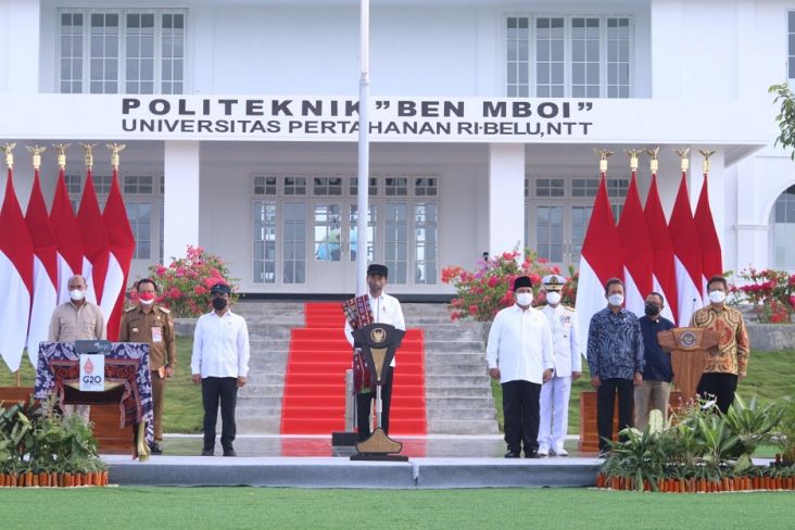Jokowi Resmikan Kampus UNHAN di NTT