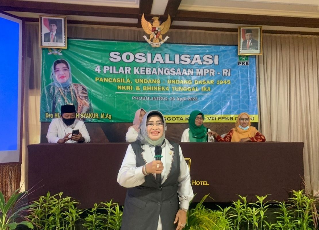 Sosialisasi P4, Anisyah Syakur; Pancasila Sebagai Ideologi Nasional Tertinggi