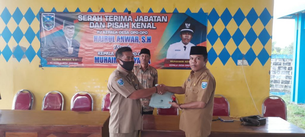 Serah Terima Jabatan Kepala Desa Opo-opo