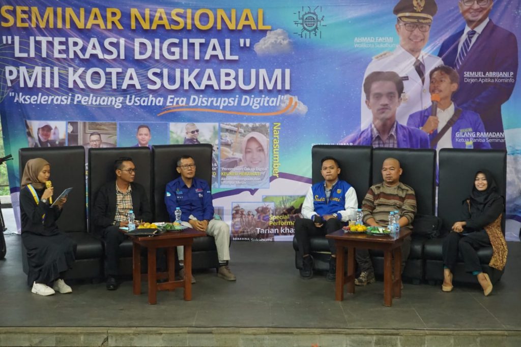 Gelar Seminar Literasi Digital, PC PMII Kota Sukabumi Ajak Seluruh Kader Untuk Cakap Digital