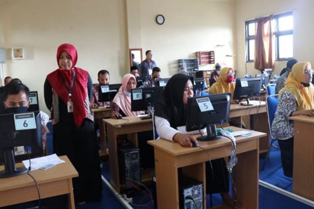 508 Calon Panwascam Temanggung Ikuti Ujian Tes Computer Asissted Test (CAT)