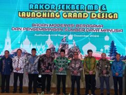Launching Grand Design Badan Moderasi Beragama, Menag: Tugas Kita Adalah Mengajak Umat Hidup Berdampingan