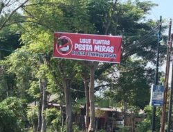 Kasus Miras Tidak Ada Kejelasan, Warga Temenggungan Pasang Spanduk Protes