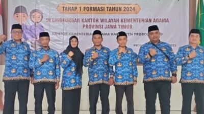 Kepala KUA Krucil Ucapkan Selamat atas Pelantikan P3K Kemenag Kabupaten Probolinggo