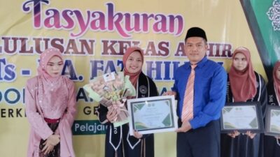 MTs & MA Fatahillah Gelar Syukuran Kelulusan Kelas IX dan XII dengan Penuh Khidmat