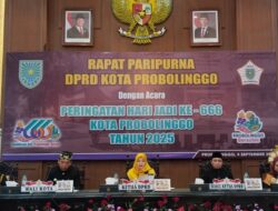 DPRD Kota Probolinggo Gelar Rapat Paripurna Hari Jadi ke-666