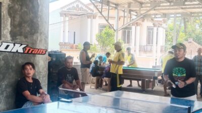 DK Trans dan PAC Ansor Gelar Turnamen Tenis Meja di Krucil
