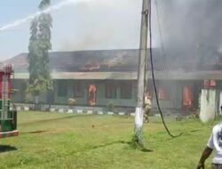 Gudang Bekas Dapur Yon Zipur 10 Probolinggo Terbakar, Diduga Korsleting Listrik