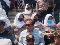 Muchlis dan Banser Berdiri di Barisan Depan Aksi Damai Santri Probolinggo