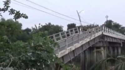 Jembatan Kedungdowo Putus, Warga Nganjuk Terpaksa Memutar 5 Kilometer