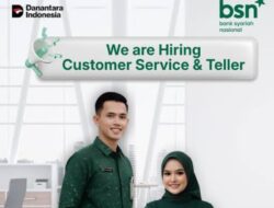Awal 2026, Bank Syariah Nasional Cari Customer Service dan Teller