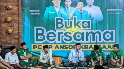 Ansor Kraksaan Gelar Buka Bersama, PCNU Tekankan Penguatan Kaderisasi