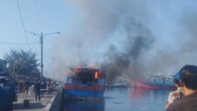 Kapal Motor Gracias Terbakar di Probolinggo, Kerugian Ditaksir Rp1 Miliar