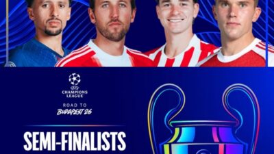 Empat Klub Bertahan di Liga Champions, Perebutkan Tiket Final Eropa