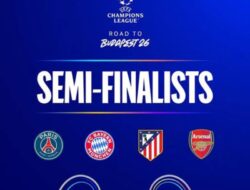 Jadwal Liga Champions 2025/2026: Semifinal Digelar Akhir April, Final 30 Mei di Budapest