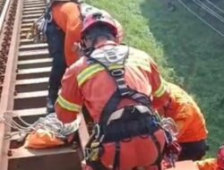 Pria di Pasuruan Tewas Tertabrak KA Dhoho Saat Duduk di Tengah Rel