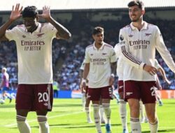 Arsenal Tutup Musim dengan Kemenangan atas Crystal Palace, Gelar Juara Kian Sempurna