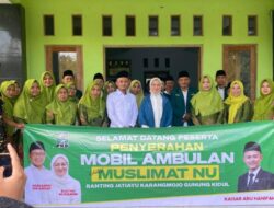 Muslimat NU Gunungkidul Terima Bantuan Ambulans dari Kaisar Abu Hanifah dan Rustini Muhaimin