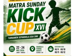 SSB Matra Kembali Gelar Matra Sunday Kick Cup XVI, 64 Tim Siap Bertanding