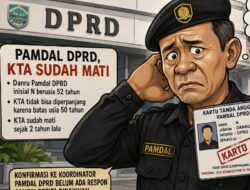 KTA Diduga Mati Dua Tahun, Status Keanggotaan Danru Pamdal DPRD Dipertanyakan