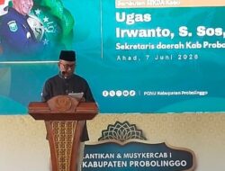Pelantikan PCNU Probolinggo, Sekda Ugas Soroti Pentingnya Kaderisasi NU