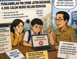 Pengambilan PIN SPMB Jatim Berakhir, 4.006 Calon Murid Belum Berhasil