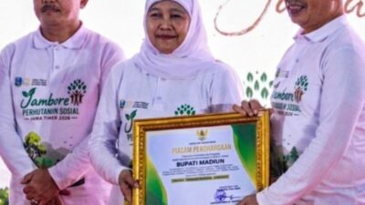 Jambore Perhutanan Sosial Jatim 2026 Dibuka, Khofifah Dorong Hilirisasi Produk Hutan