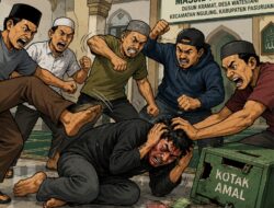 Diduga Curi Kotak Amal Masjid di Pasuruan, Pria Tak Beridentitas Dihajar Warga