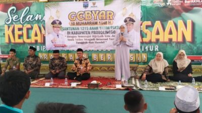 Ning Umi Hani’ah Apresiasi Baznas Probolinggo Santuni 1.215 Anak Yatim di Momentum Muharram