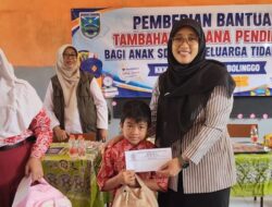 K3S Probolinggo Salurkan Bantuan Sarana Pendidikan bagi Anak Kurang Mampu di Tiris
